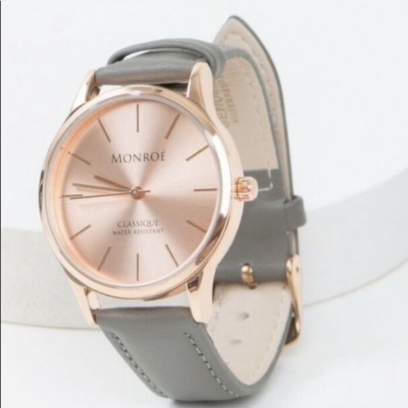 Monroé Classique Watch in Sunburst Solérose - Picture 3 of 4